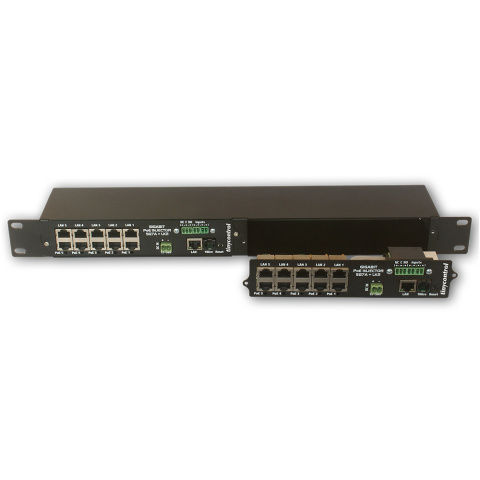 2x Gigabit PoE Injector 5G7A in RACK housing (unmanaged)