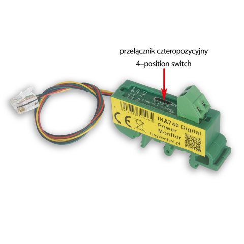 INA740 digital power monitor DIN version INA740 digital power monitor DIN version
