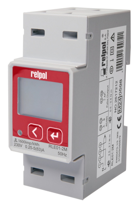 Single-phase meter RLE-1-2M MODBUS BiDIRECTIONS