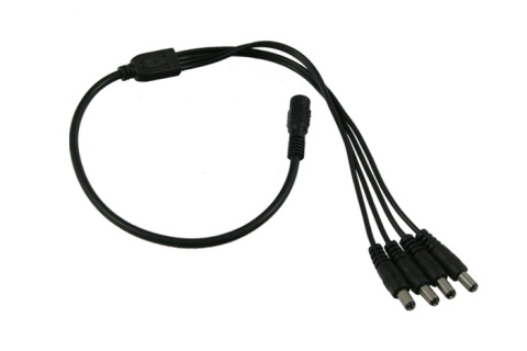Rozgałęziacz zasilania 1G - 4W 2.1/5.5mm