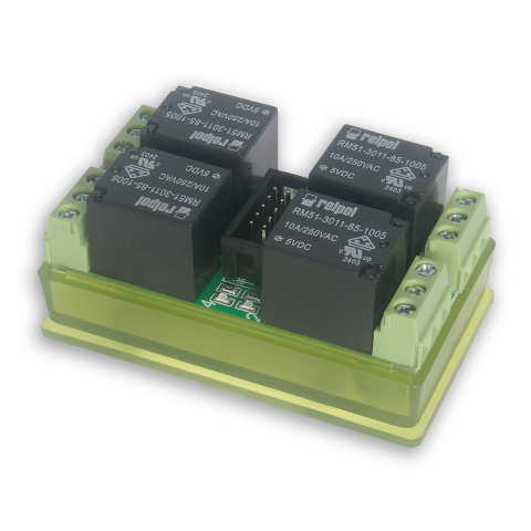 Universal relay board 4x10A Universal relay board 4x10A