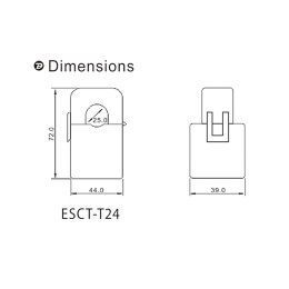 czujnik ESCT-T24 150A/5A
