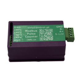 tMPC-04 - Pulse counter with Modbus interface