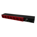 tcPDU - Managed Power Distribution Unit with energy consumption monitoring (socket type F, red)